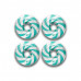 Колеса для скейтборда Footwork Swirl Mint 99A 52мм